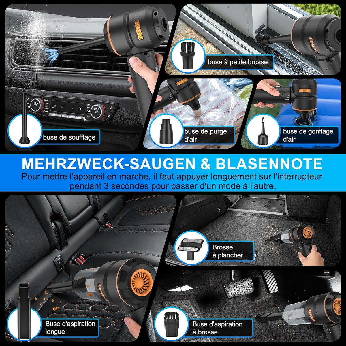 Cordless Car Vacuum - Deep Clean Your Interior Anywhere - HardPrix .com