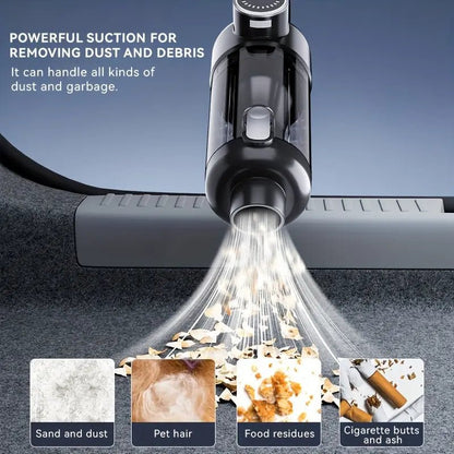Experience Effortless Cleaning with the Powerful Cordless Handheld Car Vacuum Cleaner - HardPrix .com