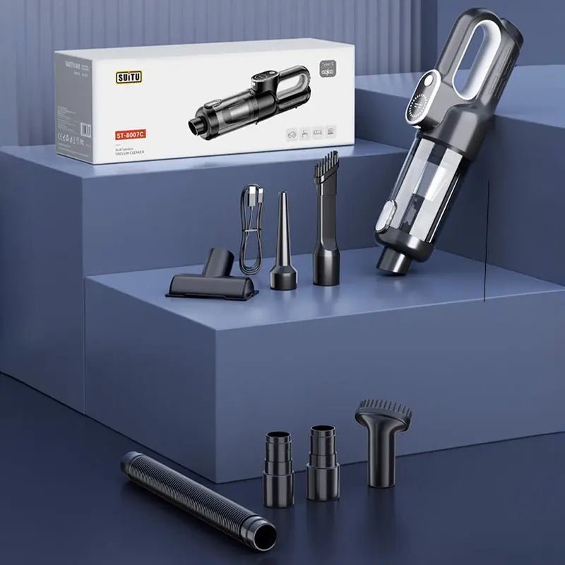 Experience Effortless Cleaning with the Powerful Cordless Handheld Car Vacuum Cleaner - HardPrix .com